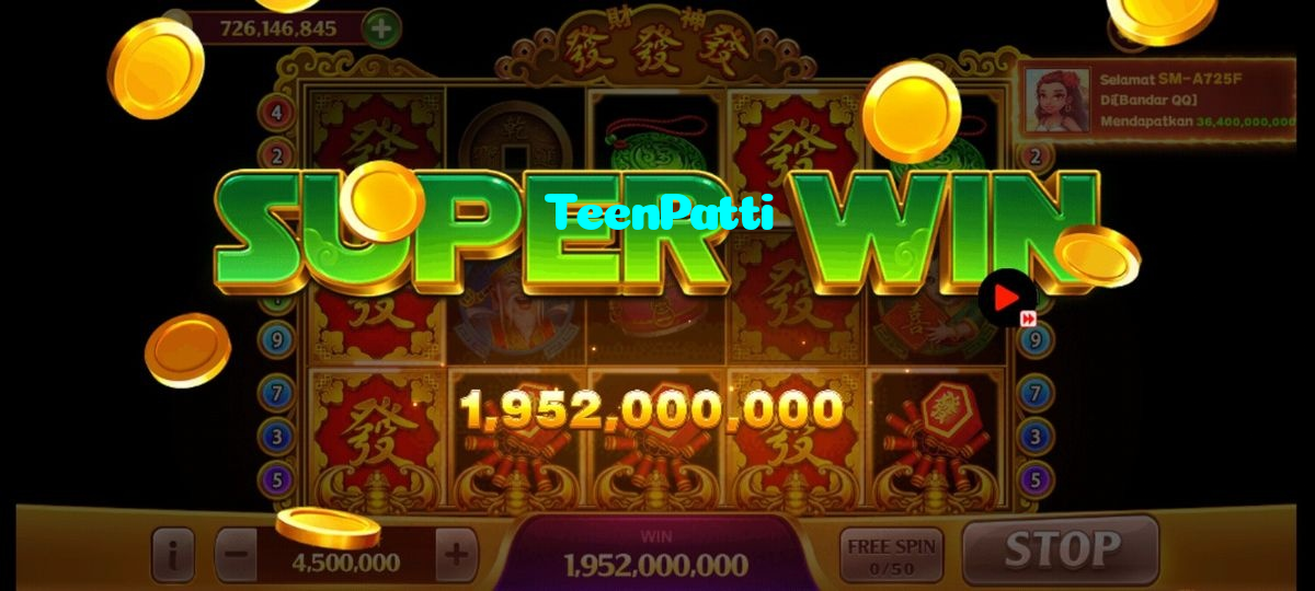 available types of TeenPatti bet including pre-match live express and system bets