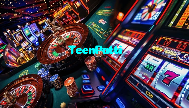 TeenPatti casino presented on mobile device in Pakistan with slots and live games