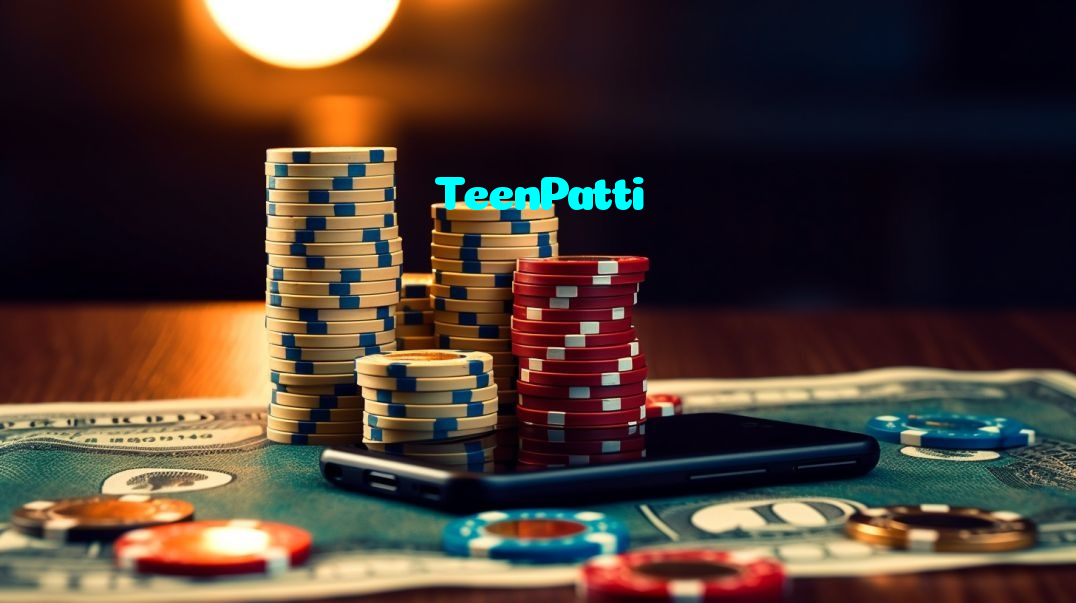 TeenPatti casino presented on mobile device in Pakistan with slots and live games